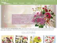 Tablet Screenshot of flowerdelivery.com